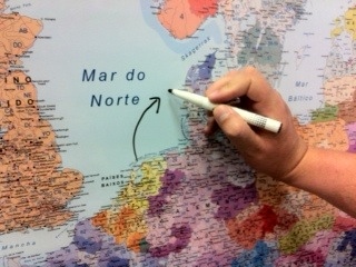 Foto reale mappa plastificata Netmaps