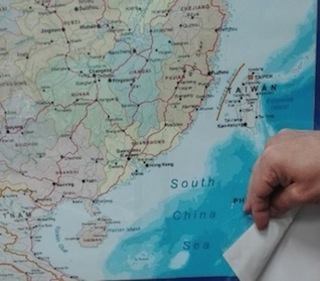 Foto reale mappa in vinile adesivo Netmaps