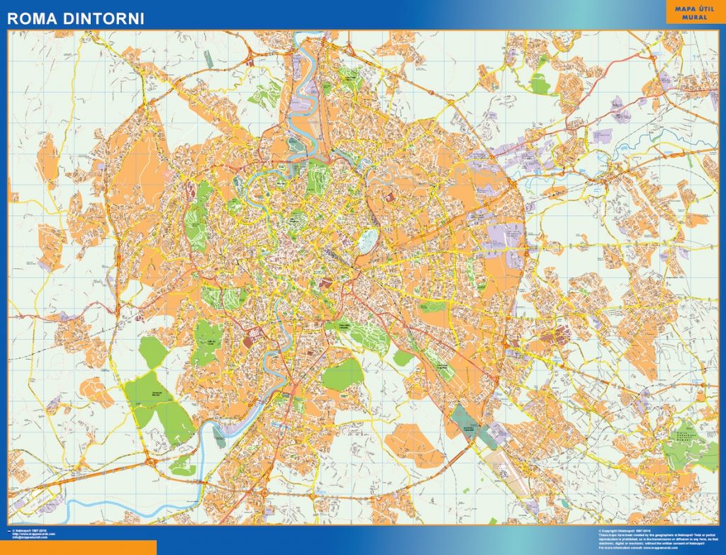 mappa Roma Dintorni